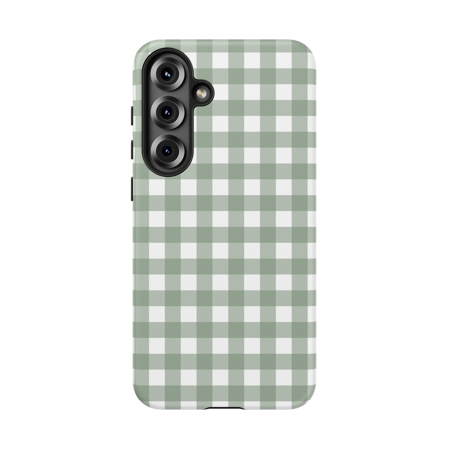 Green Gingham Airi Case | Tough Phone Case