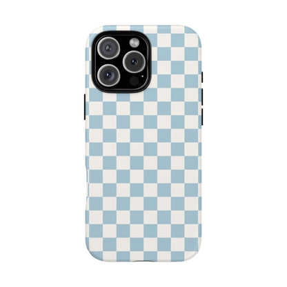 Blue Checkerboard Airi Case | Tough Phone Case