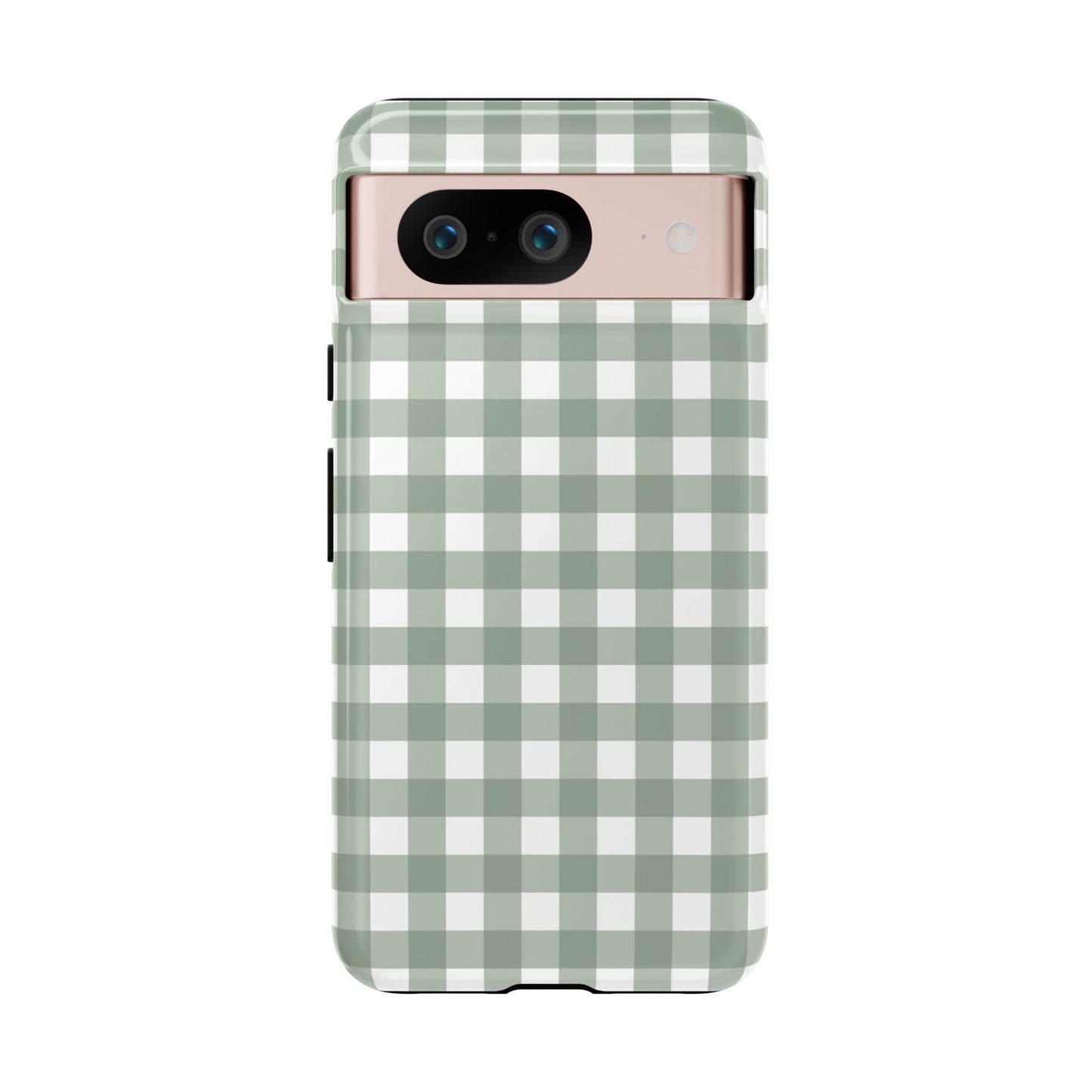 Green Gingham Airi Case | Tough Phone Case