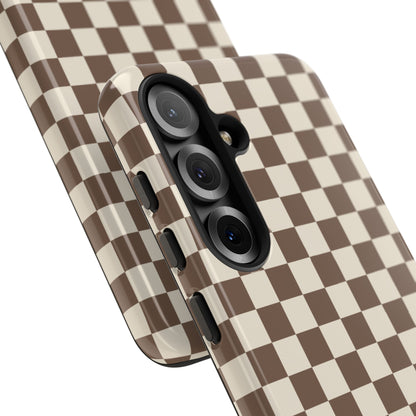 Chocolate Checkerboard Airi Case | Tough Phone Case