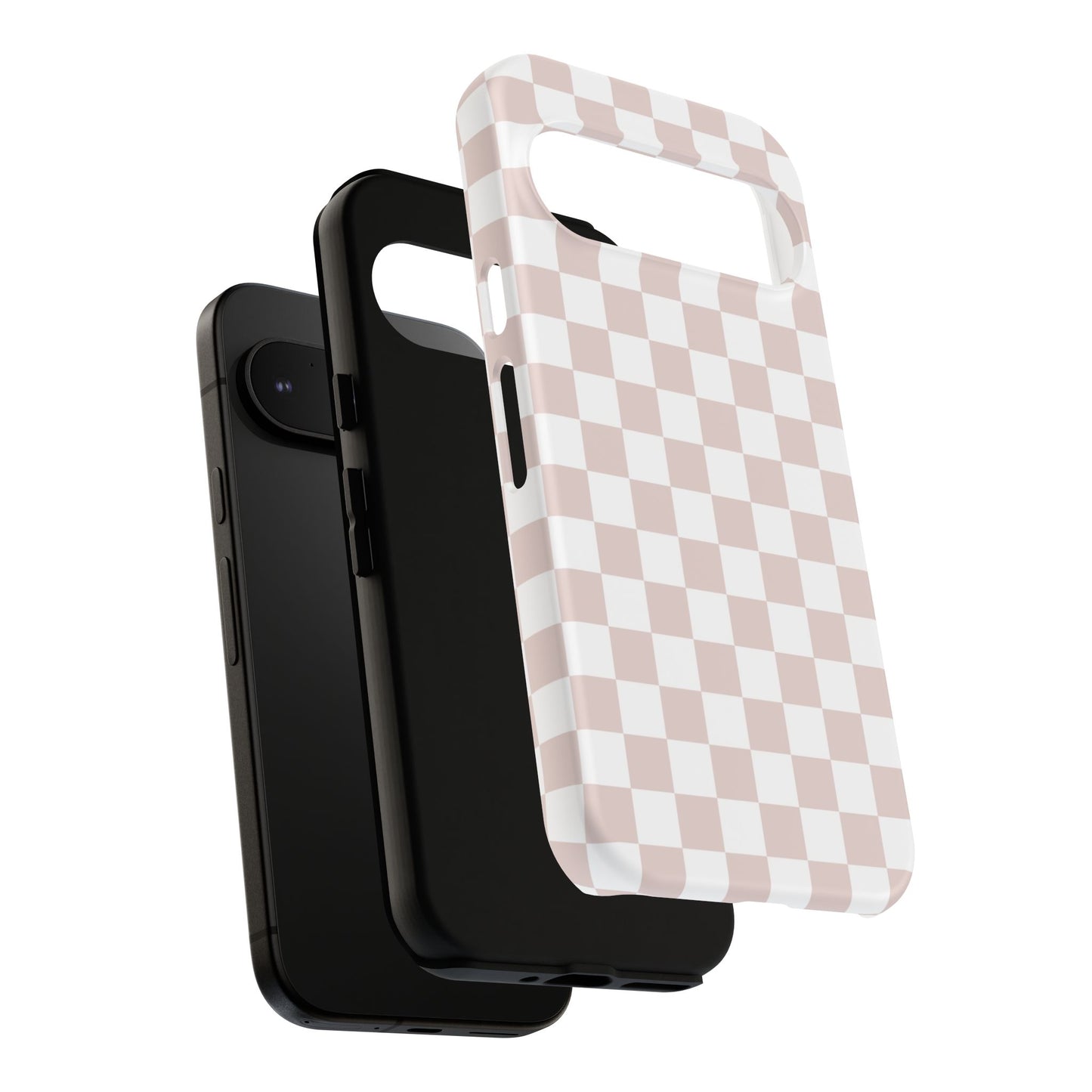 Nude Checkerboard Airi Case | Tough Phone Case
