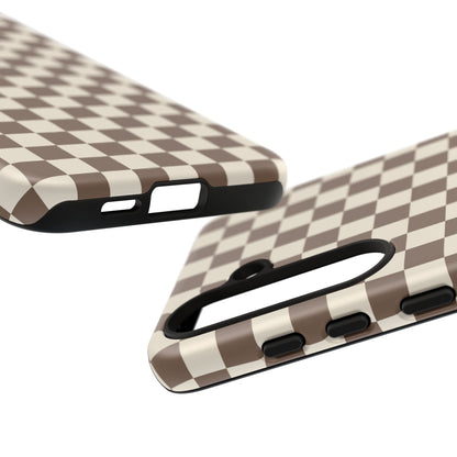 Chocolate Checkerboard Airi Case | Tough Phone Case