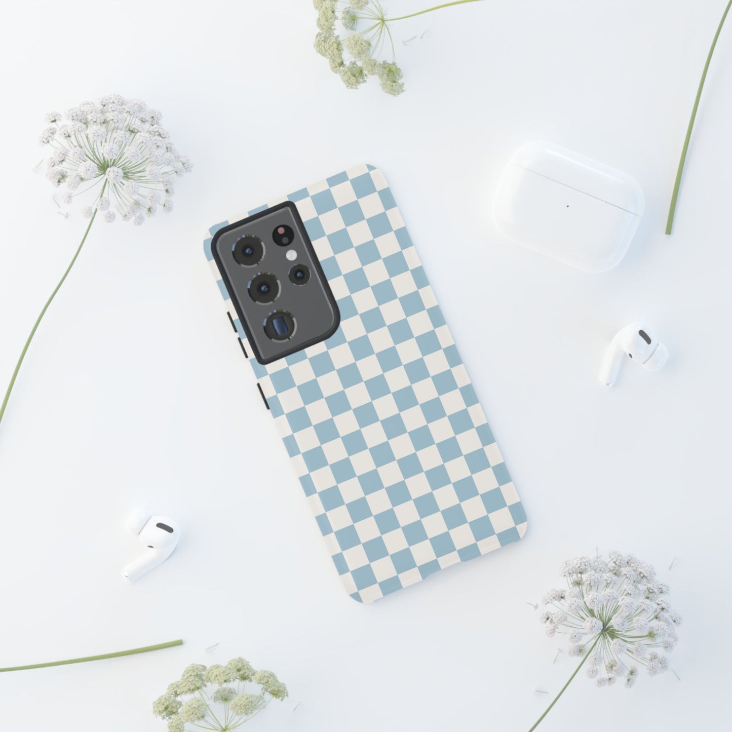 Blue Checkerboard Airi Case | Tough Phone Case