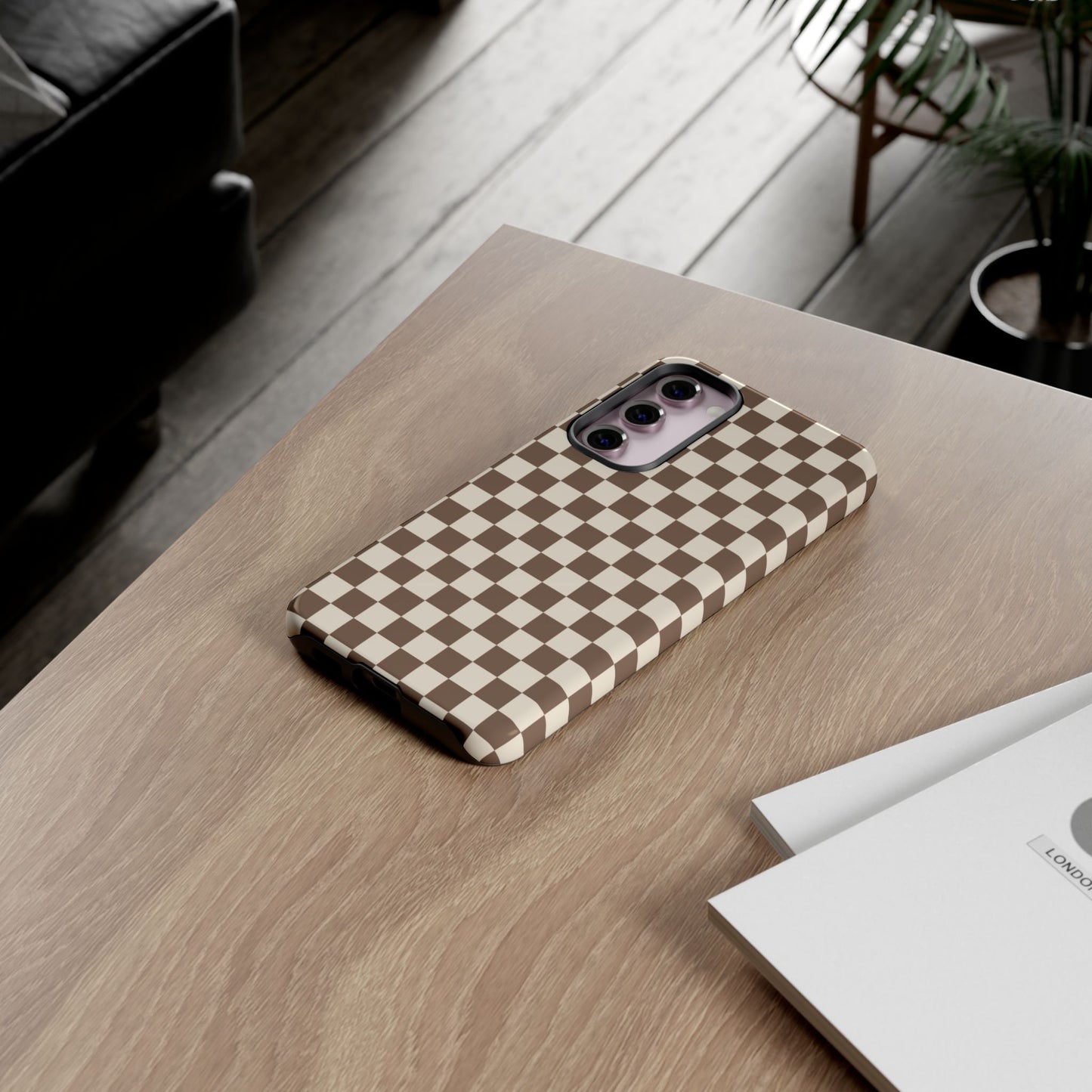 Chocolate Checkerboard Airi Case | Tough Phone Case