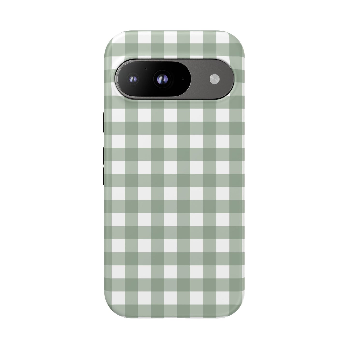 Green Gingham Airi Case | Tough Phone Case
