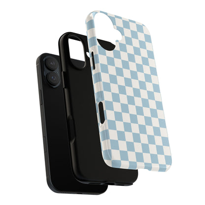 Blue Checkerboard Airi Case | Tough Phone Case