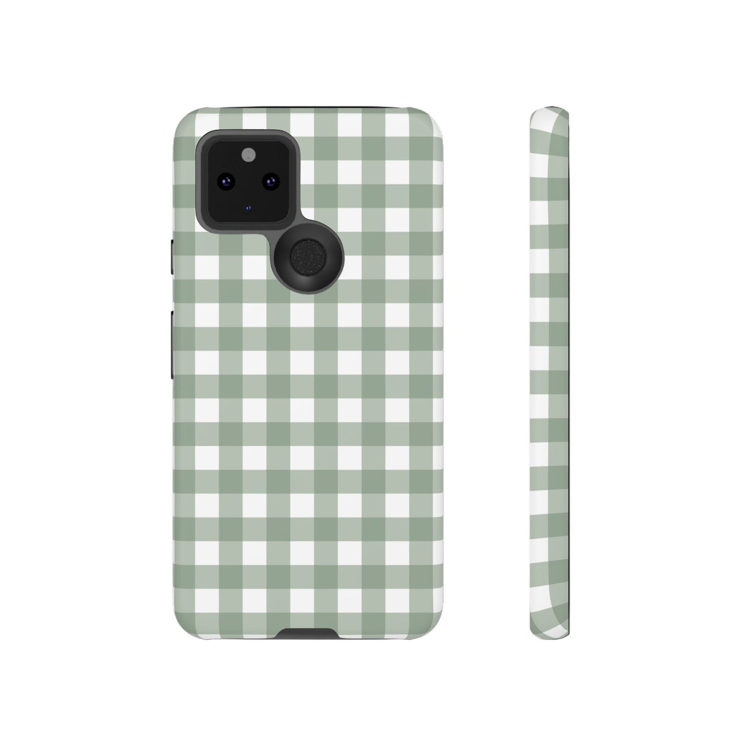 Green Gingham Airi Case | Tough Phone Case