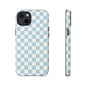 Blue Checkerboard Airi Case | Tough Phone Case