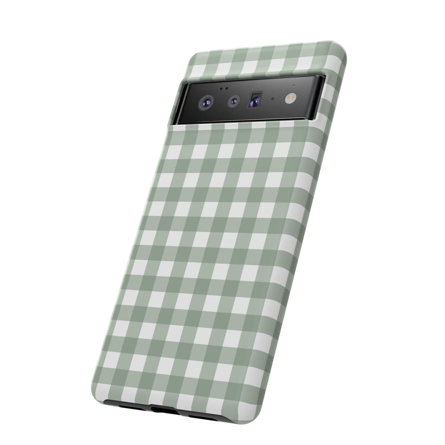 Green Gingham Airi Case | Tough Phone Case
