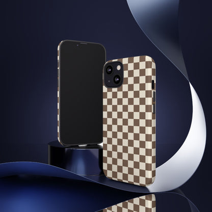 Chocolate Checkerboard Airi Case | Tough Phone Case