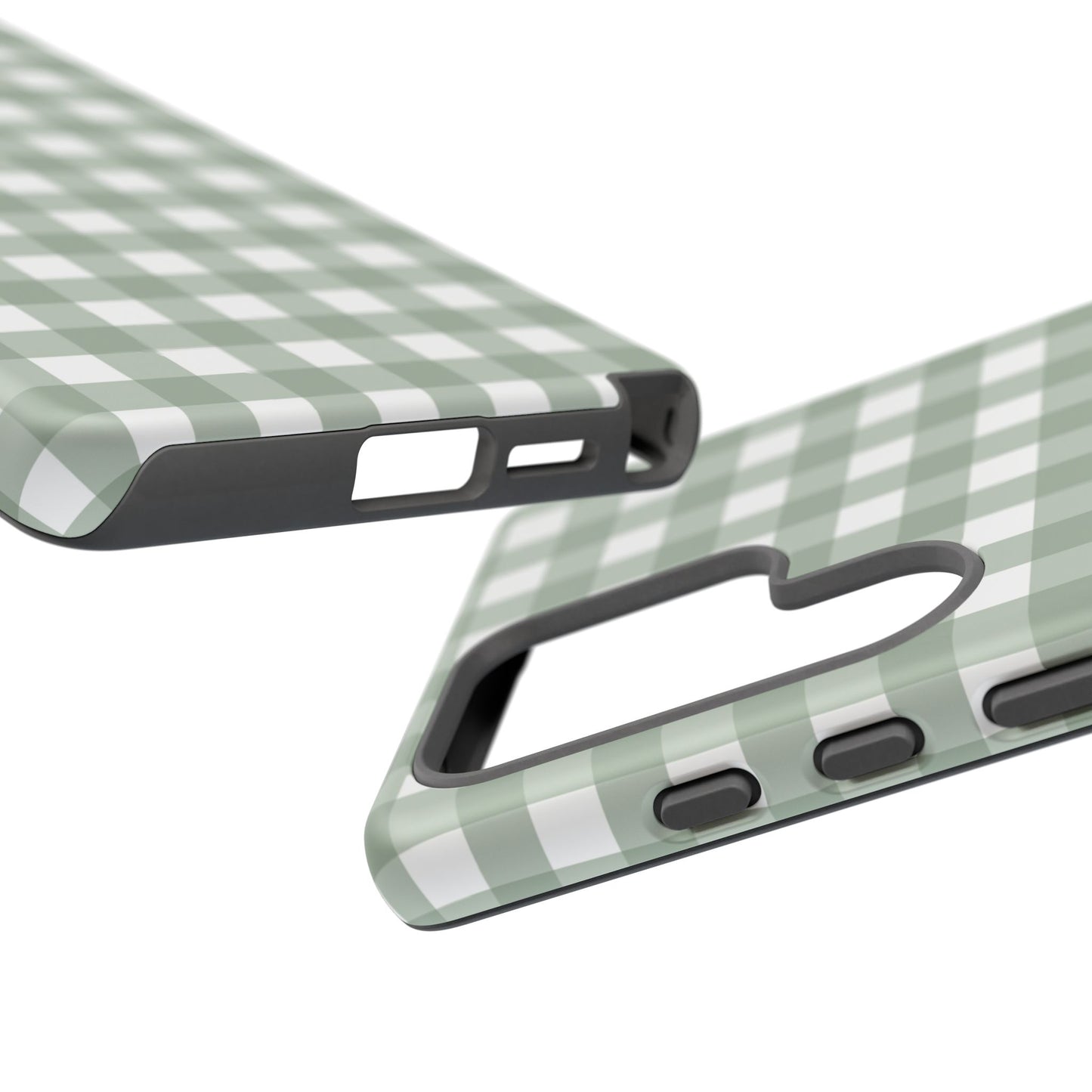 Green Gingham Airi Case | Tough Phone Case