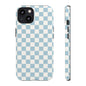Blue Checkerboard Airi Case | Tough Phone Case