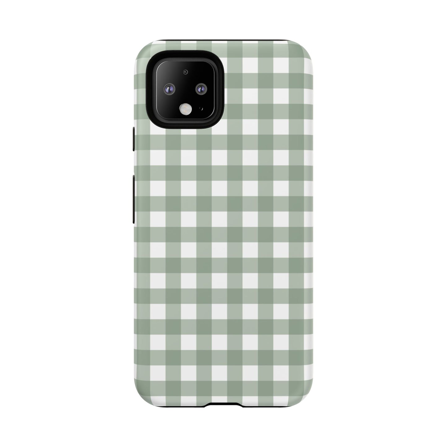Green Gingham Airi Case | Tough Phone Case
