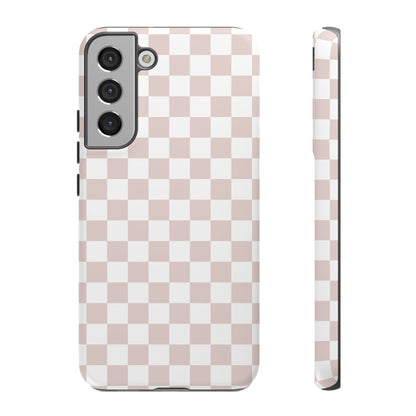 Nude Checkerboard Airi Case | Tough Phone Case