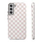 Nude Checkerboard Airi Case | Tough Phone Case