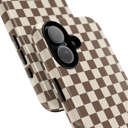Chocolate Checkerboard Airi Case | Tough Phone Case