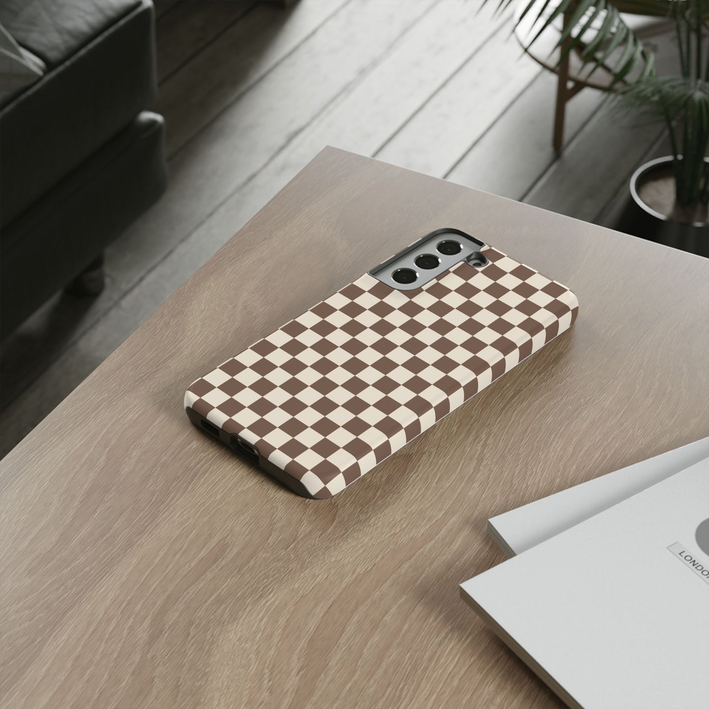 Chocolate Checkerboard Airi Case | Tough Phone Case