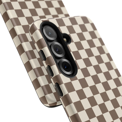 Chocolate Checkerboard Airi Case | Tough Phone Case