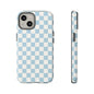 Blue Checkerboard Airi Case | Tough Phone Case