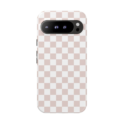 Nude Checkerboard Airi Case | Tough Phone Case