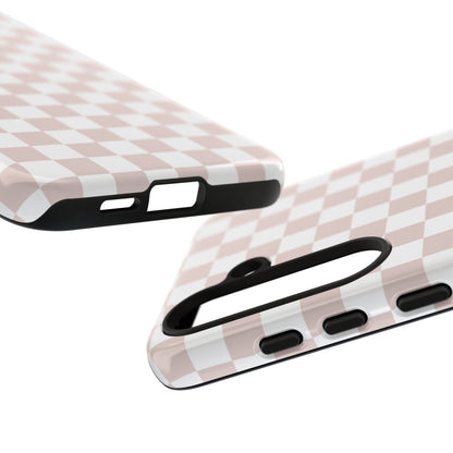 Nude Checkerboard Airi Case | Tough Phone Case