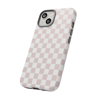 Nude Checkerboard Airi Case | Tough Phone Case