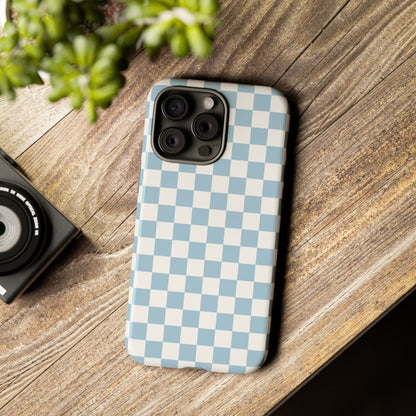 Blue Checkerboard Airi Case | Tough Phone Case