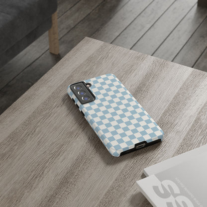 Blue Checkerboard Airi Case | Tough Phone Case
