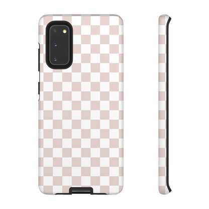 Nude Checkerboard Airi Case | Tough Phone Case