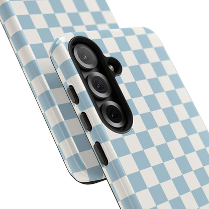 Blue Checkerboard Airi Case | Tough Phone Case
