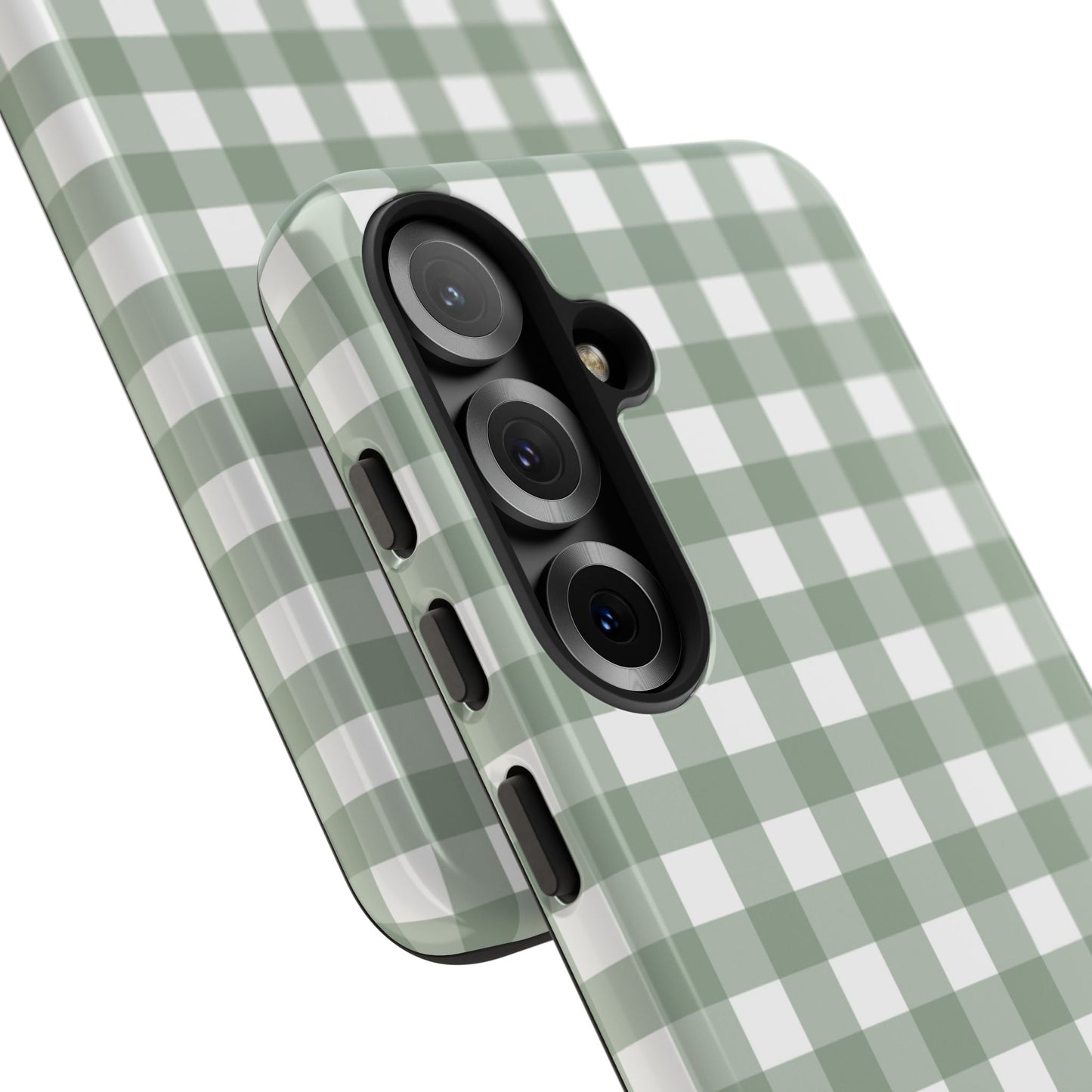 Green Gingham Airi Case | Tough Phone Case