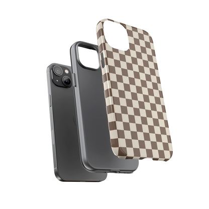 Chocolate Checkerboard Airi Case | Tough Phone Case