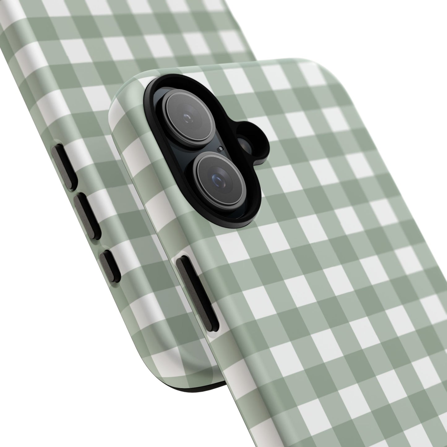 Green Gingham Airi Case | Tough Phone Case