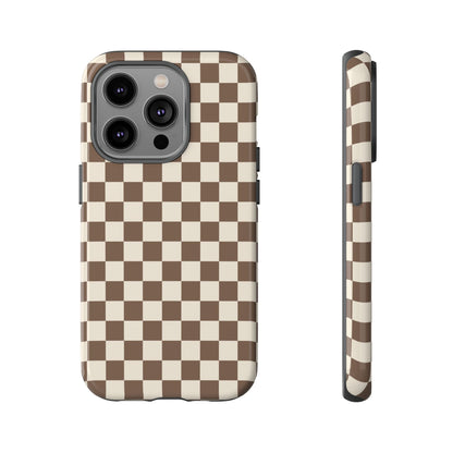 Chocolate Checkerboard Airi Case | Tough Phone Case