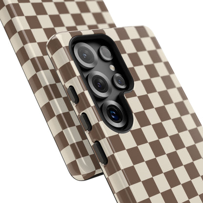Chocolate Checkerboard Airi Case | Tough Phone Case