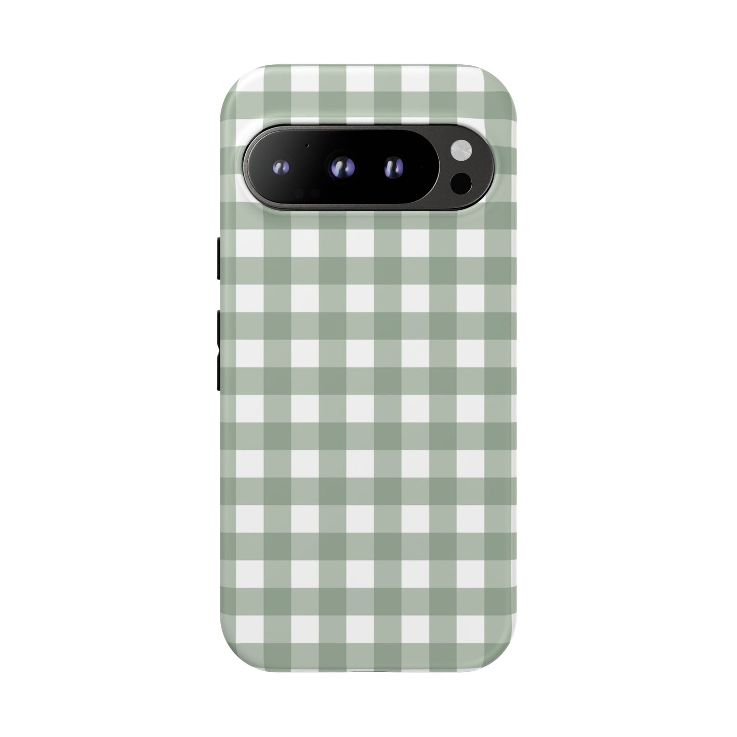 Green Gingham Airi Case | Tough Phone Case