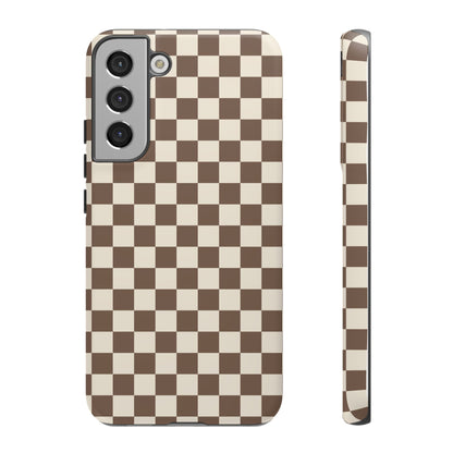 Chocolate Checkerboard Airi Case | Tough Phone Case