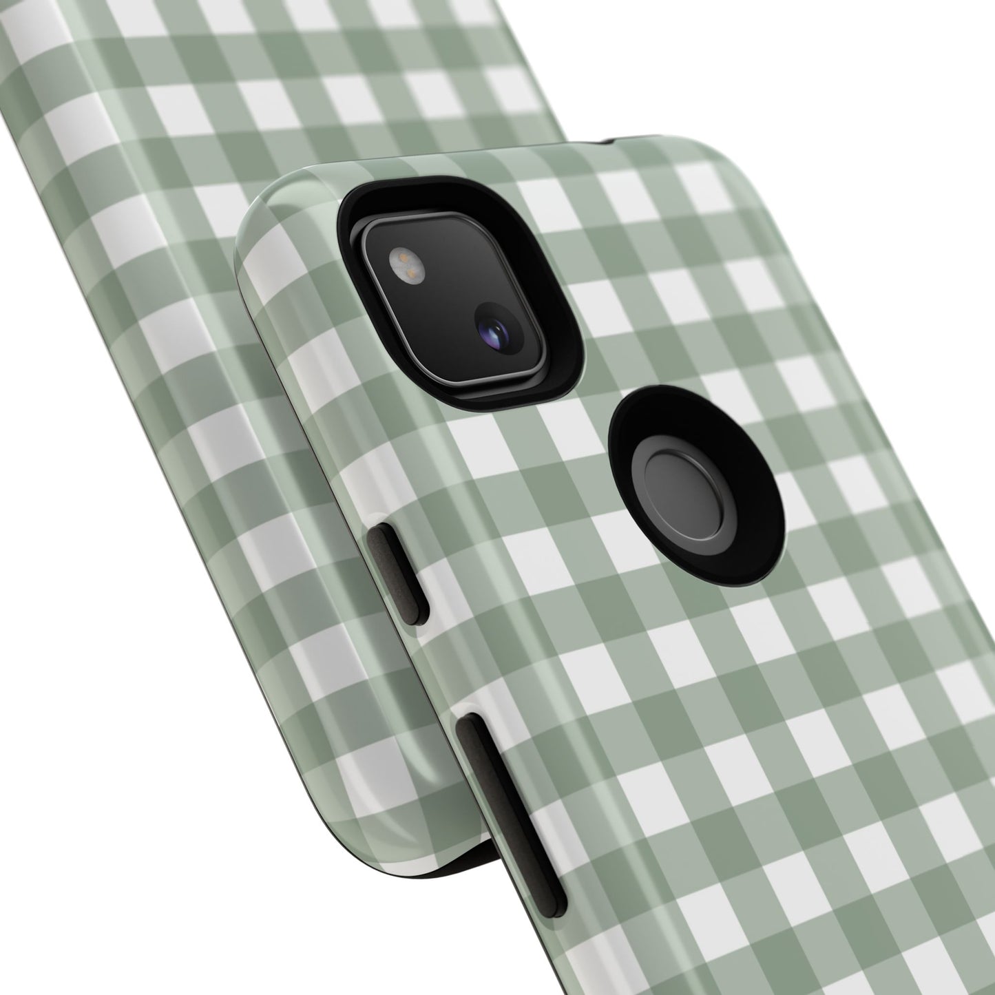 Green Gingham Airi Case | Tough Phone Case