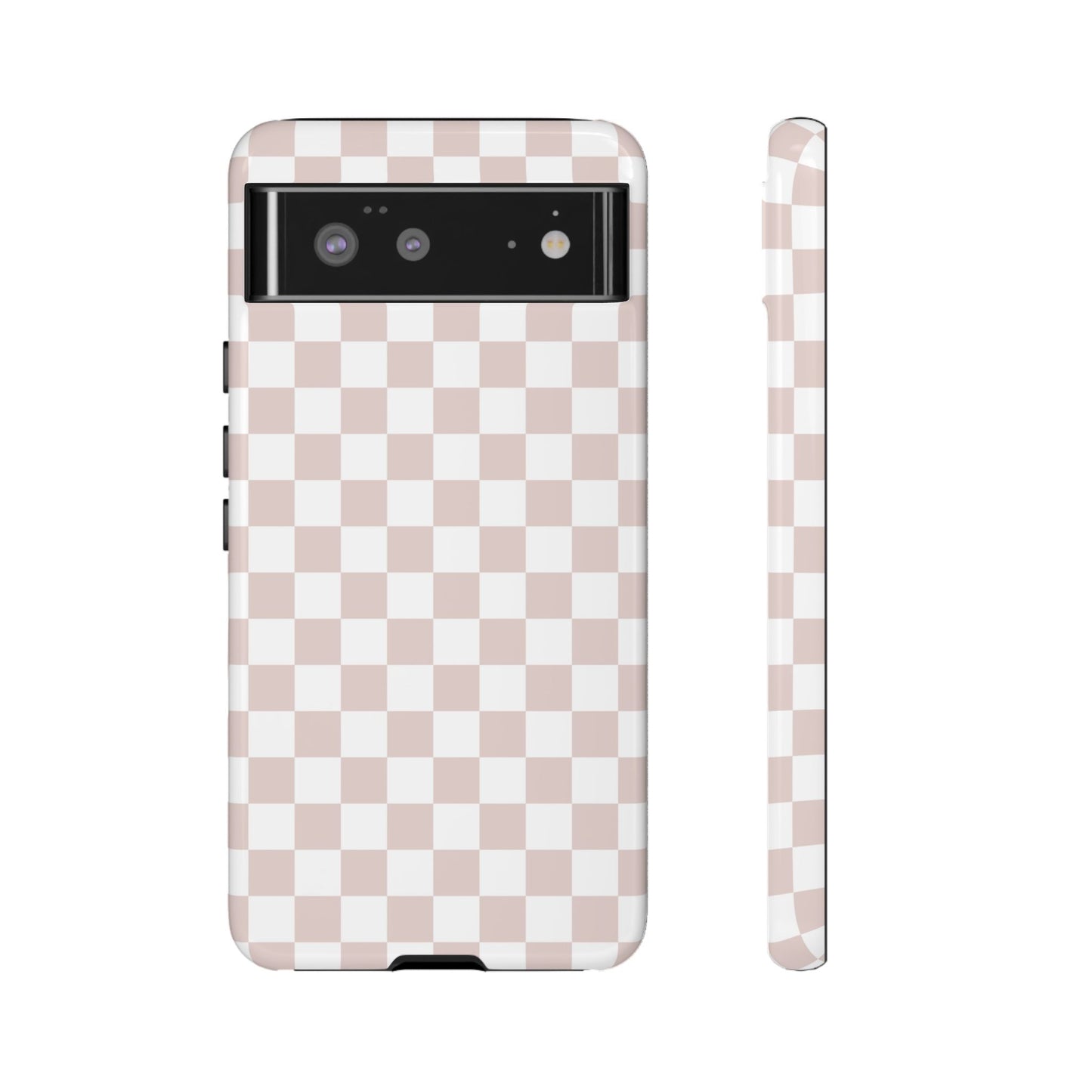 Nude Checkerboard Airi Case | Tough Phone Case