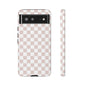Nude Checkerboard Airi Case | Tough Phone Case