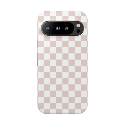 Nude Checkerboard Airi Case | Tough Phone Case