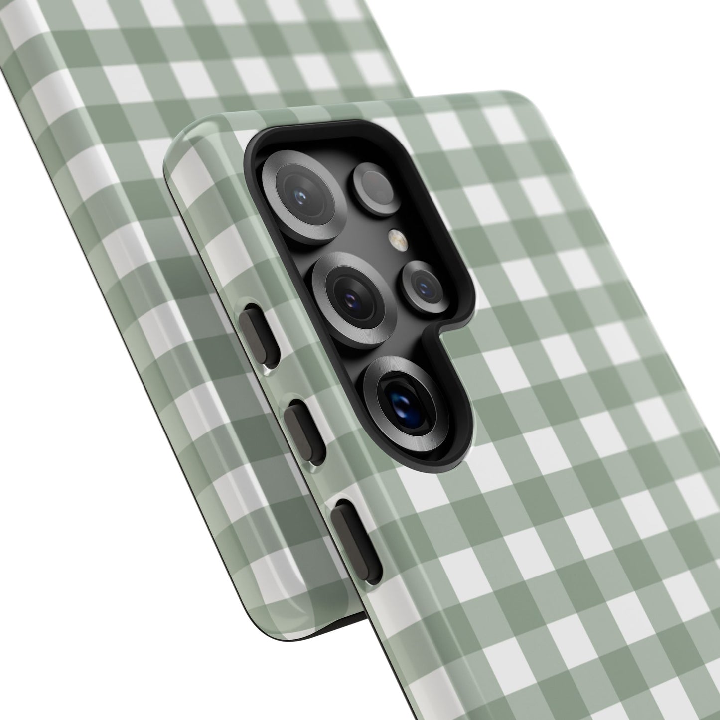 Green Gingham Airi Case | Tough Phone Case