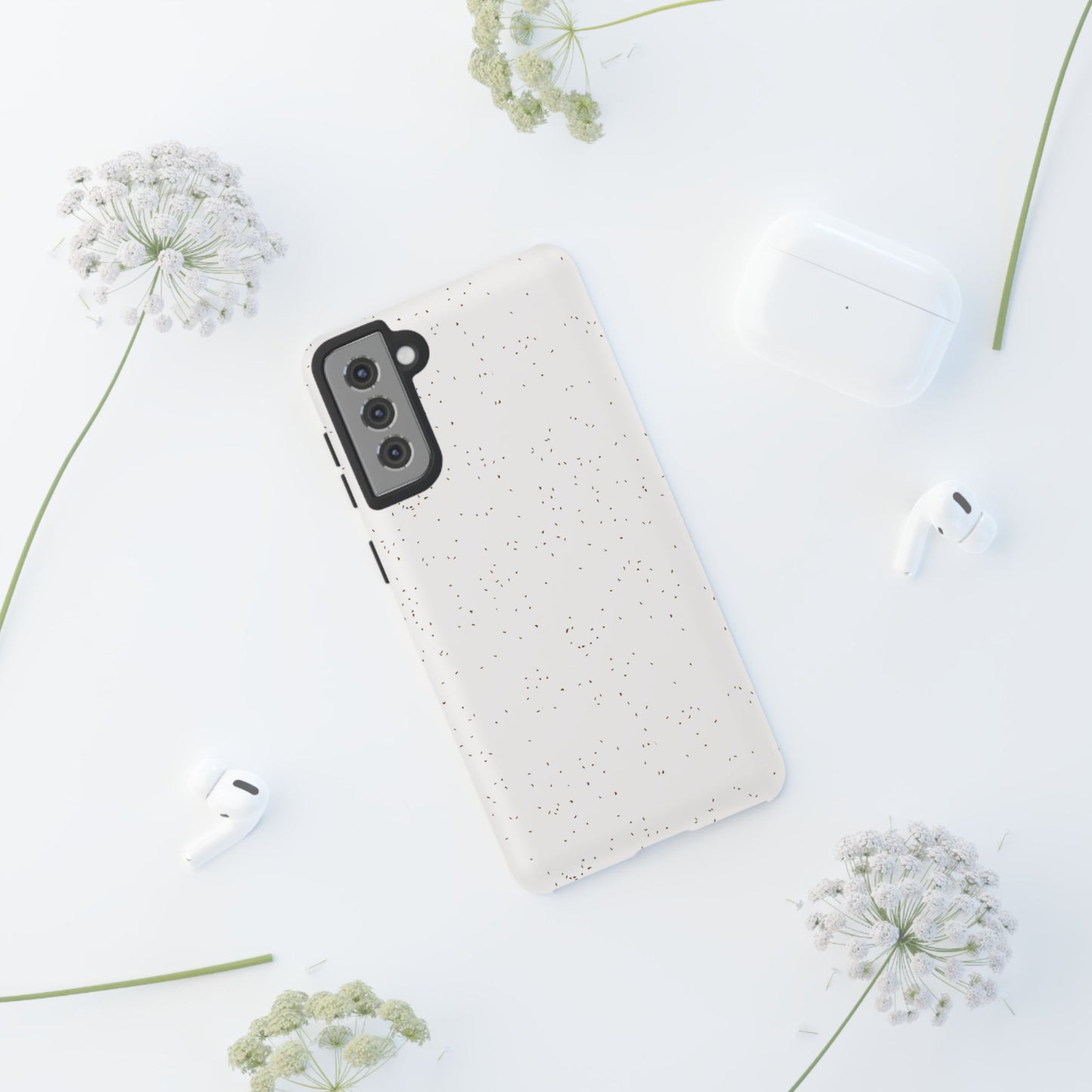 White Speckle Airi Case | Tough Phone Case