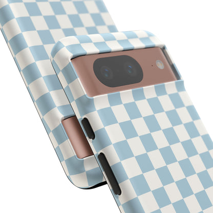 Blue Checkerboard Airi Case | Tough Phone Case