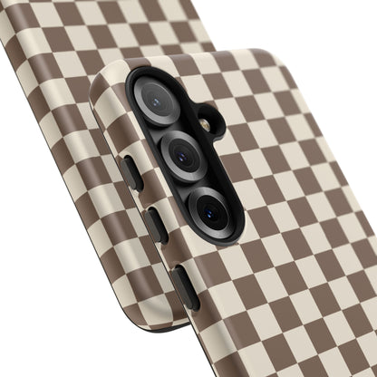 Chocolate Checkerboard Airi Case | Tough Phone Case