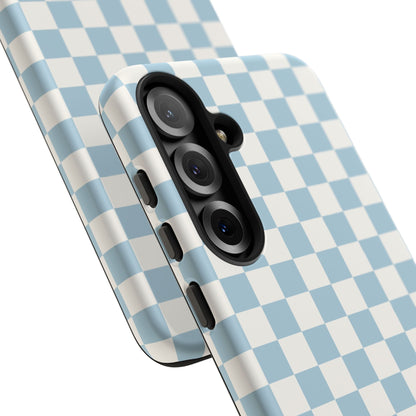 Blue Checkerboard Airi Case | Tough Phone Case