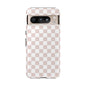 Nude Checkerboard Airi Case | Tough Phone Case