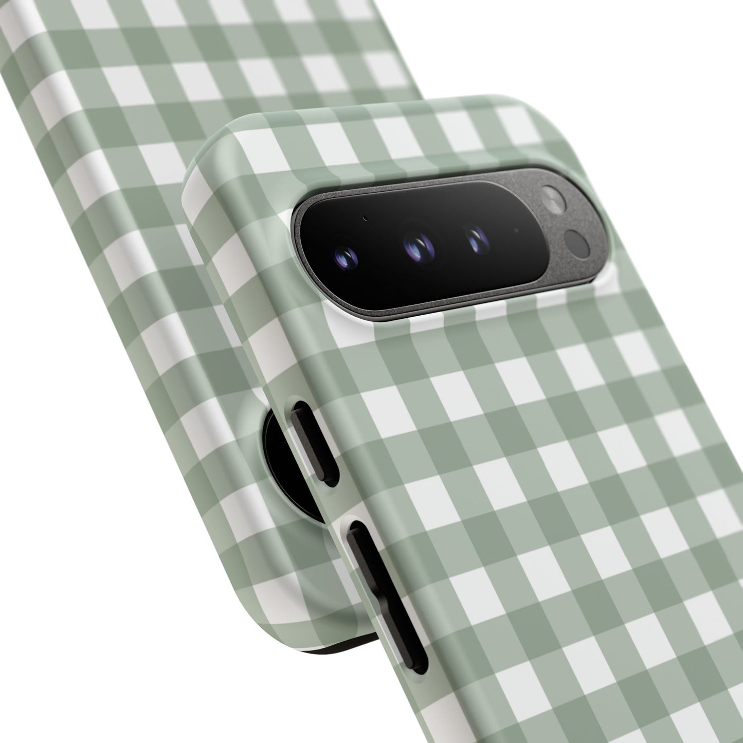 Green Gingham Airi Case | Tough Phone Case