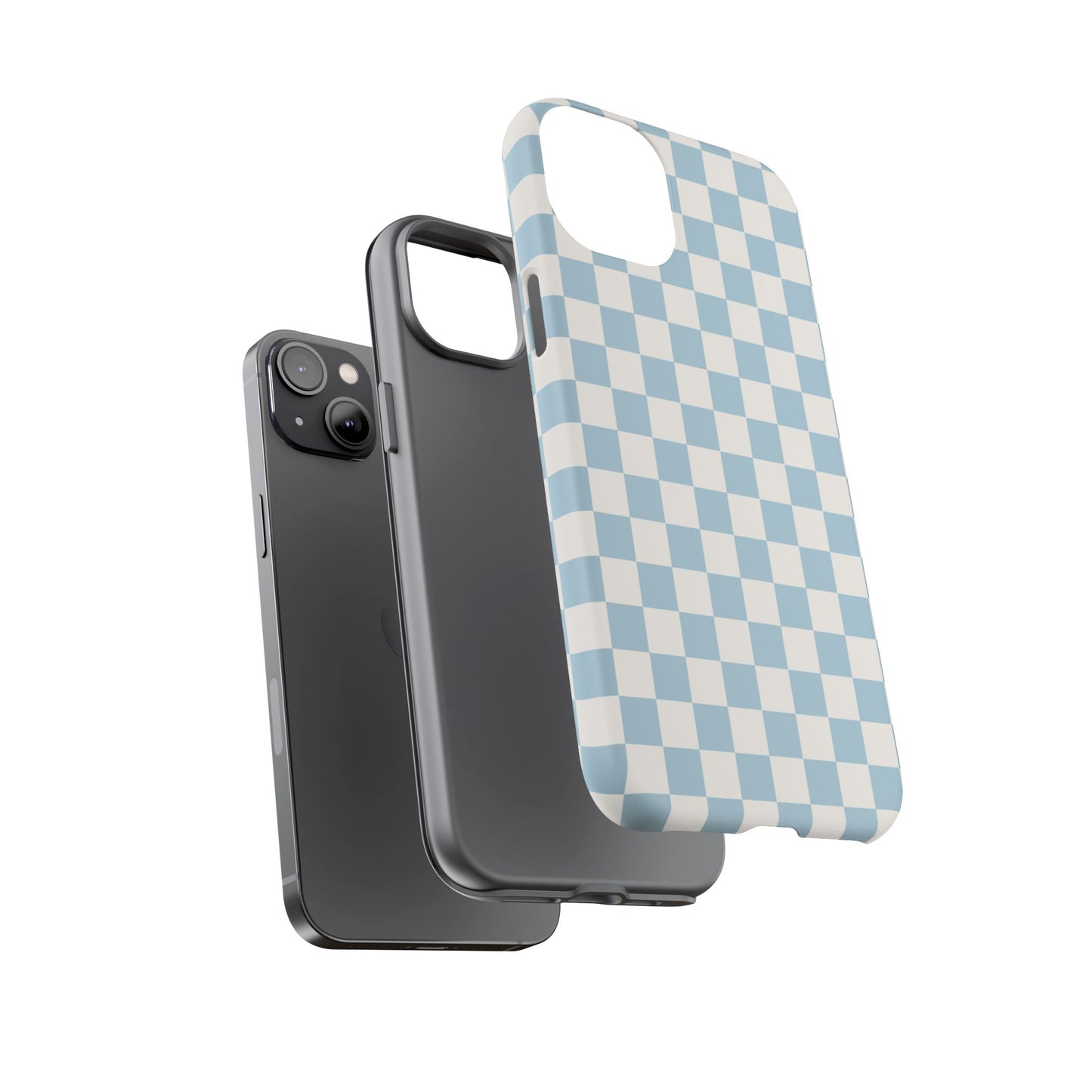 Blue Checkerboard Airi Case | Tough Phone Case