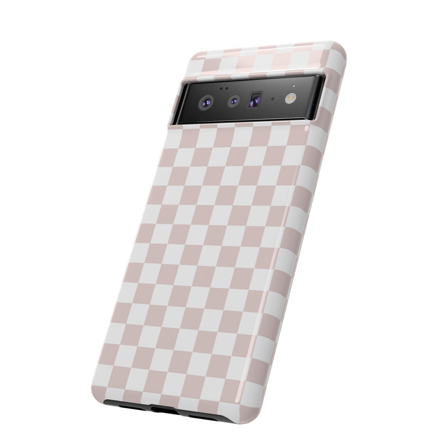 Nude Checkerboard Airi Case | Tough Phone Case